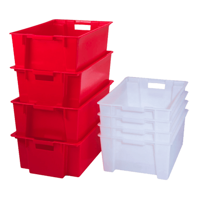 grand bac en plastique gerbable